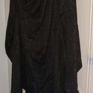 Zac & Rachel Black Top with Gold Accents